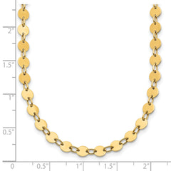 14k Polished Necklace