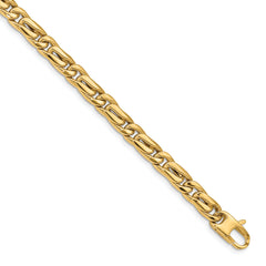 14k Men's Polished Link Bracelet