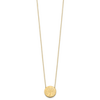 14k Polished Tree of Life Necklace