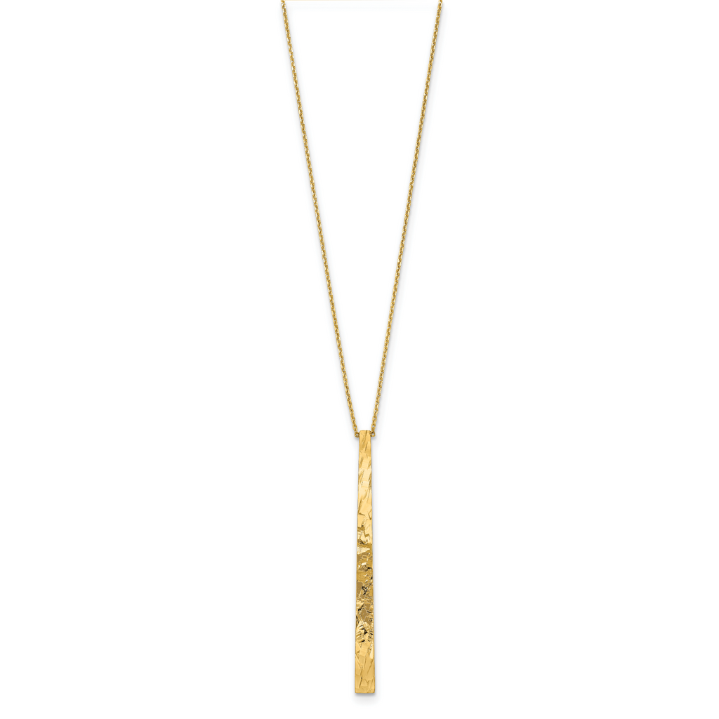 14k Polished D/C Necklace