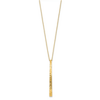 14k Polished D/C Necklace