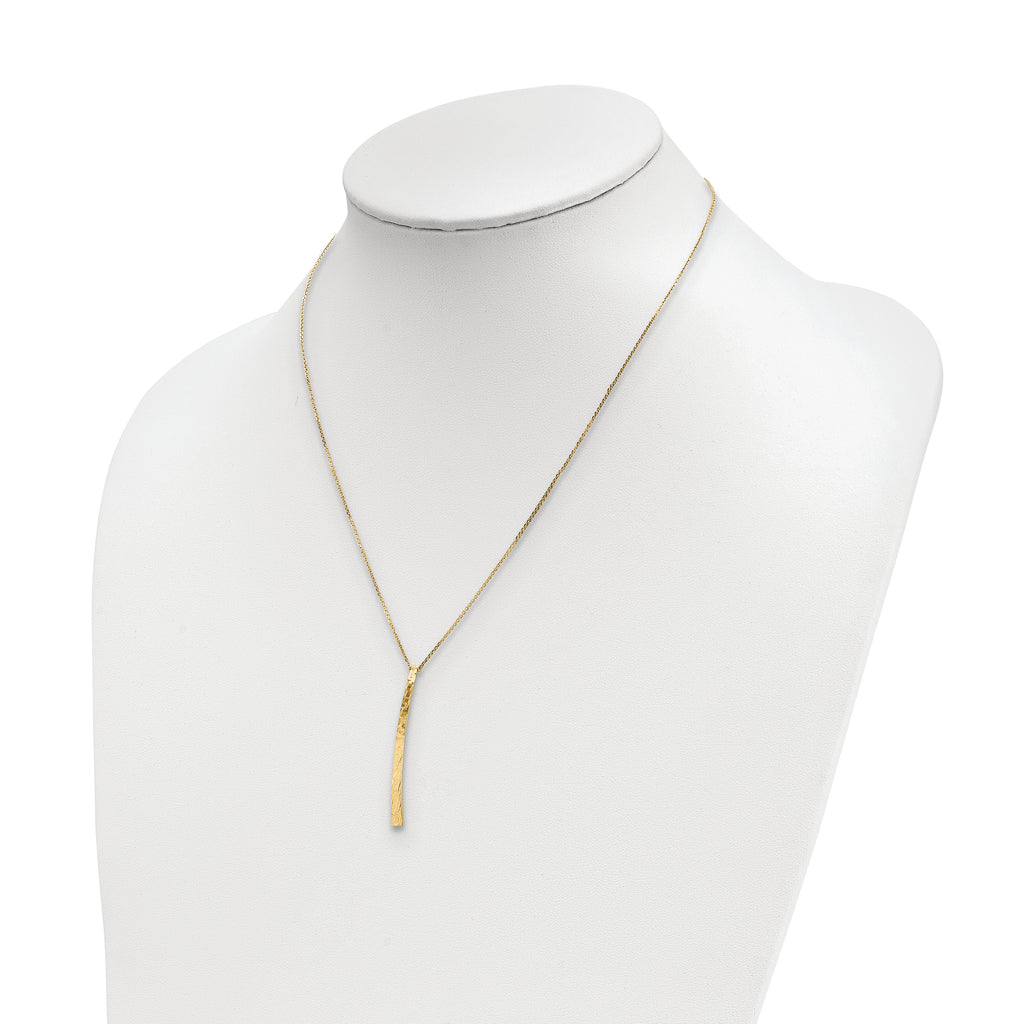 14k Polished D/C Necklace