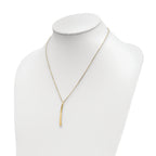 14k Polished D/C Necklace