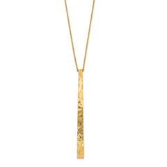 14k Polished D/C Necklace