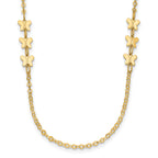 14k Polished Butterfly Necklace