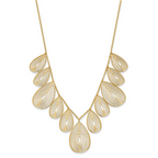 14k Polished D/C w/ 2in ext. Necklace