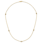 14k Two-tone Polished D/C Necklace