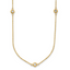 14k Two-tone Polished D/C Necklace