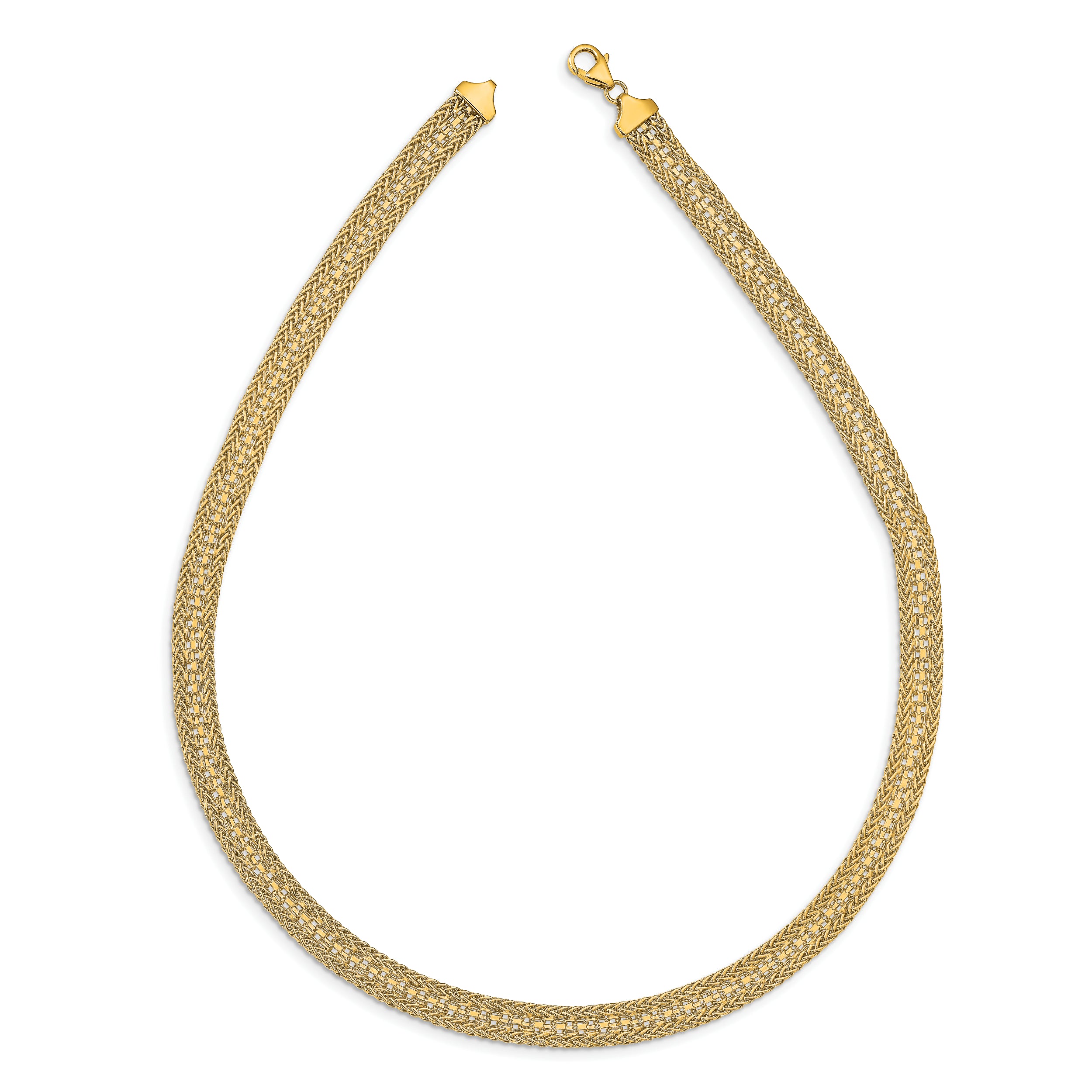 14k Polished Fancy Necklace