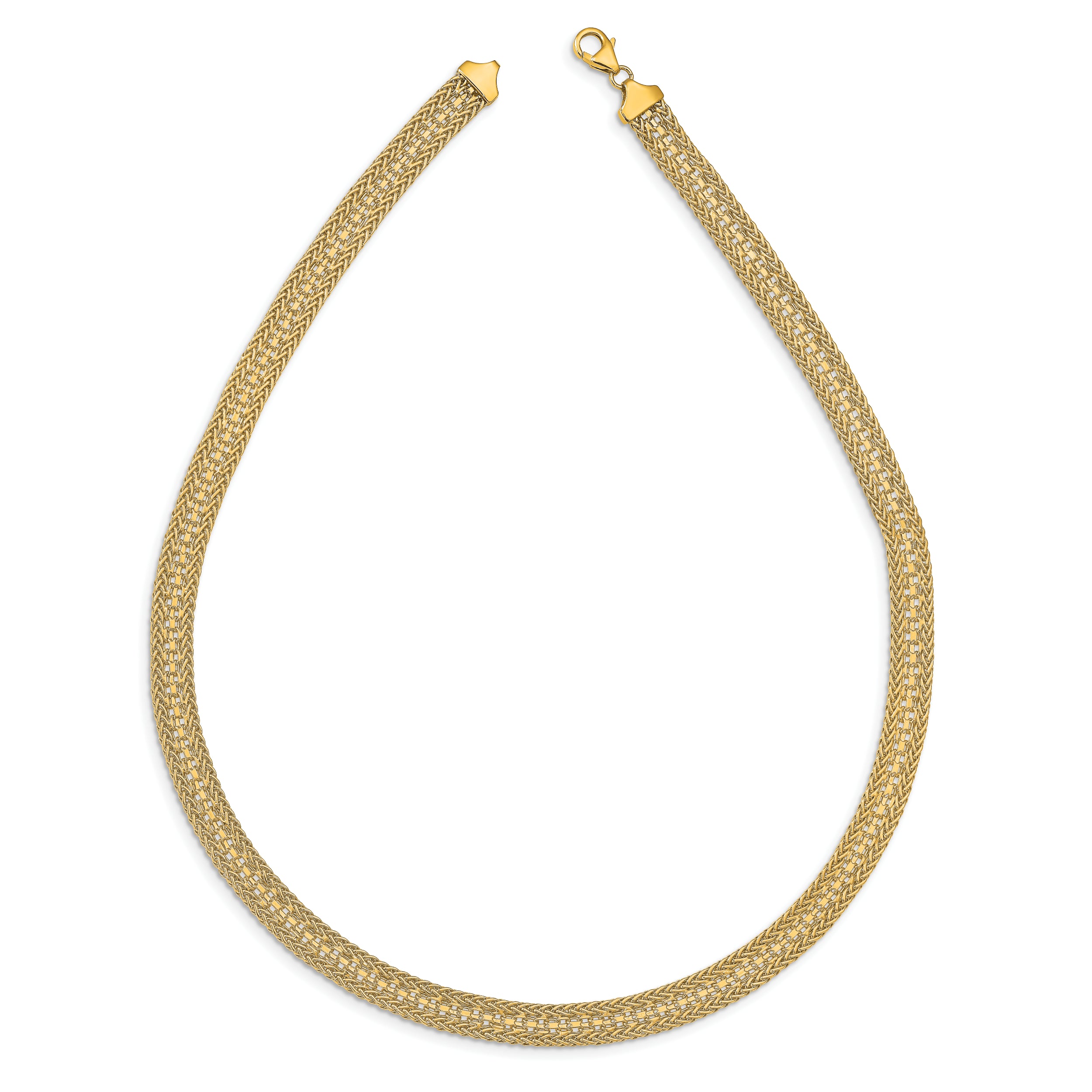 14k Polished Fancy Necklace