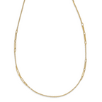 14k Polished Textured Necklace