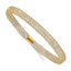 14K with Rhodium-Platedodium Polished Stretch Bangle
