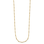 14K Polished D/C Necklace