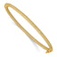14K Textured Hinged Bangle
