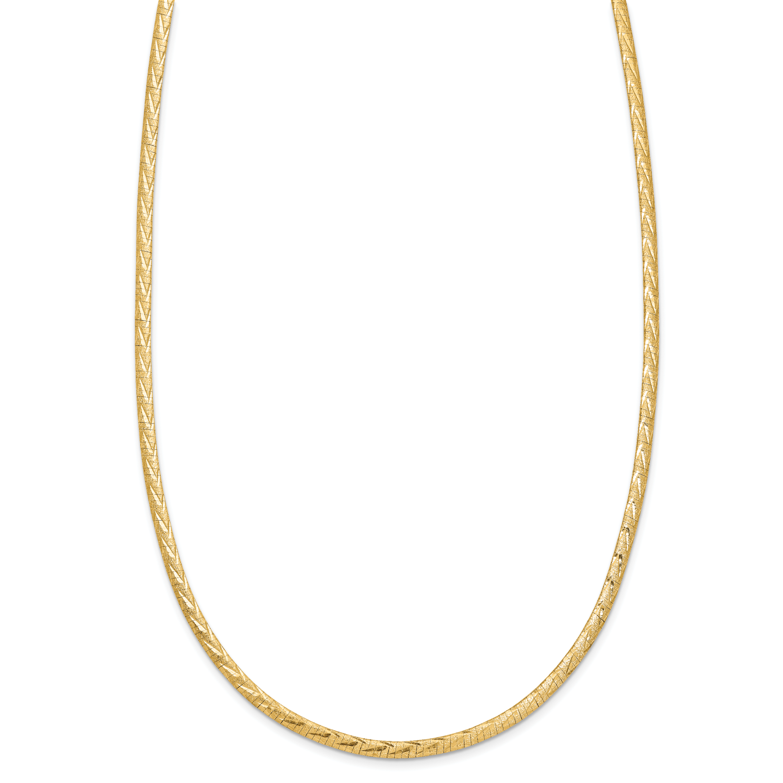 14k Two-tone Reversible Adjustable Omega Secondary image