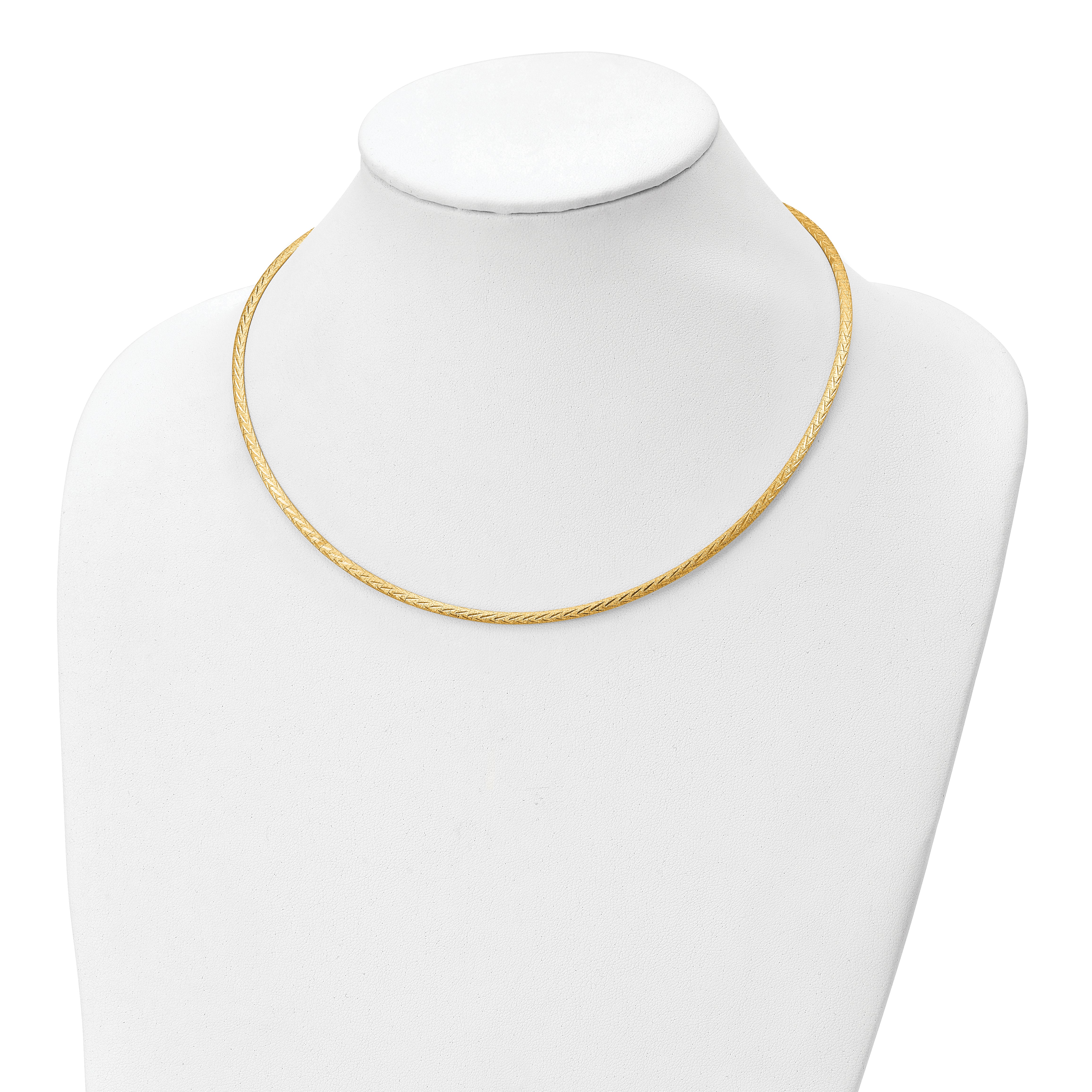14k Two-tone Reversible Adjustable Omega
