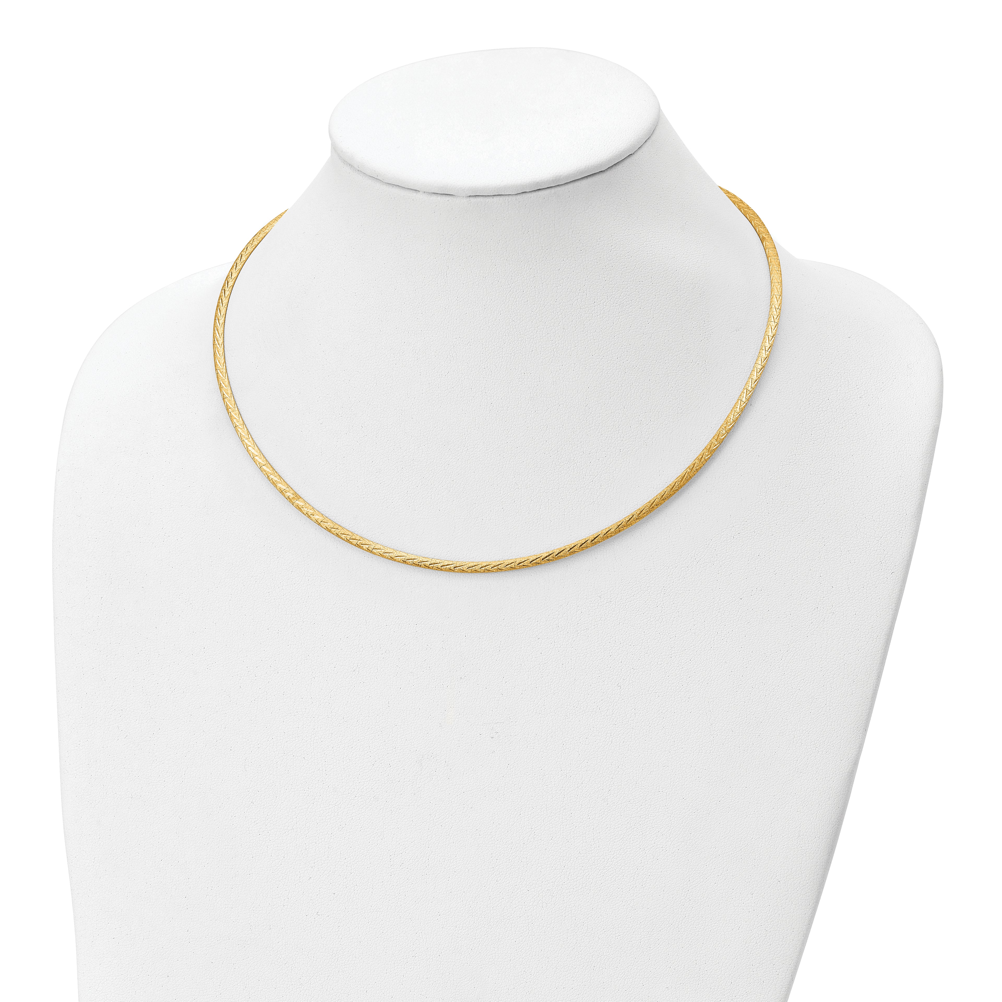 14k Two-tone Reversible Adjustable Omega