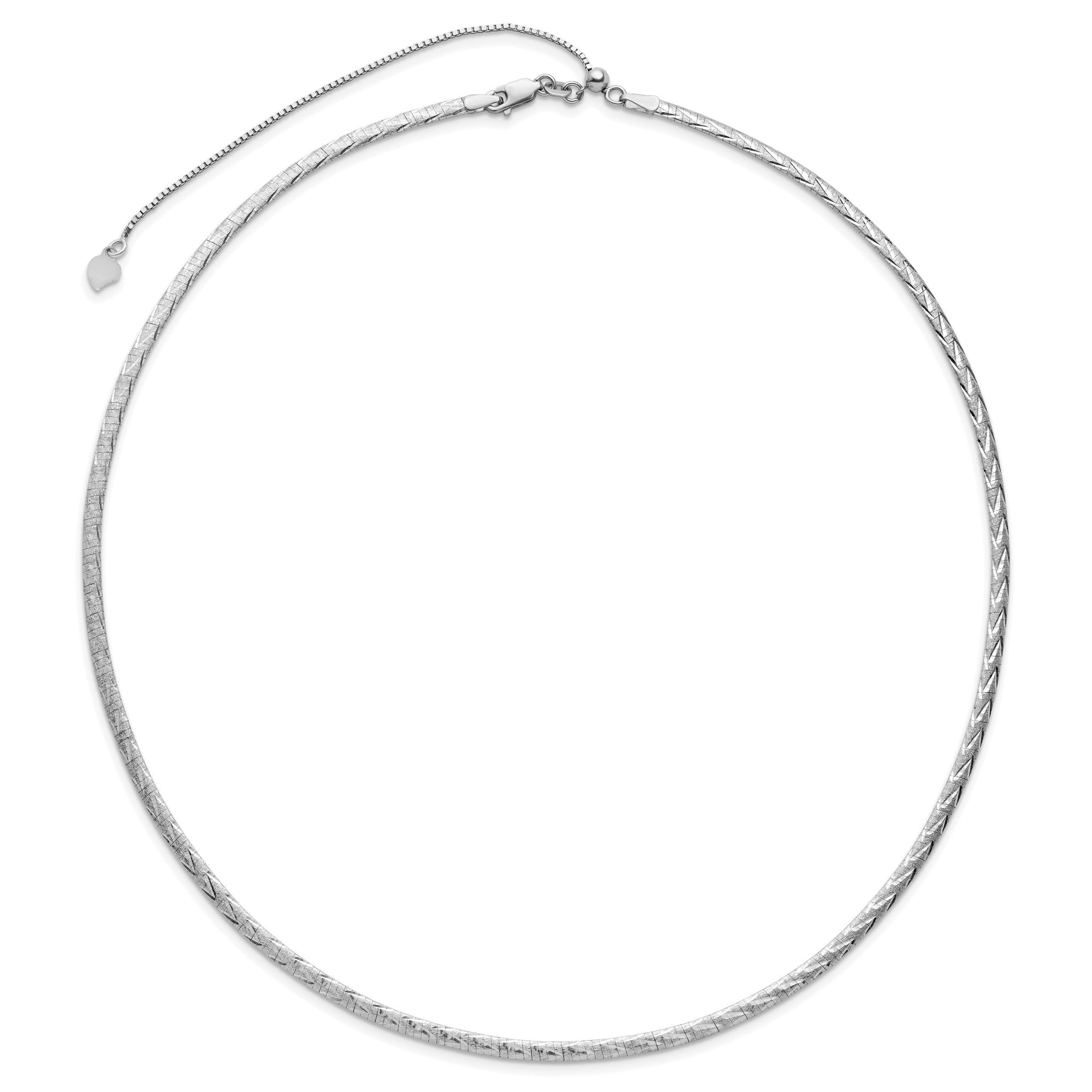 14k Two-tone Reversible Adjustable Omega