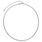 14k Two-tone Reversible Adjustable Omega
