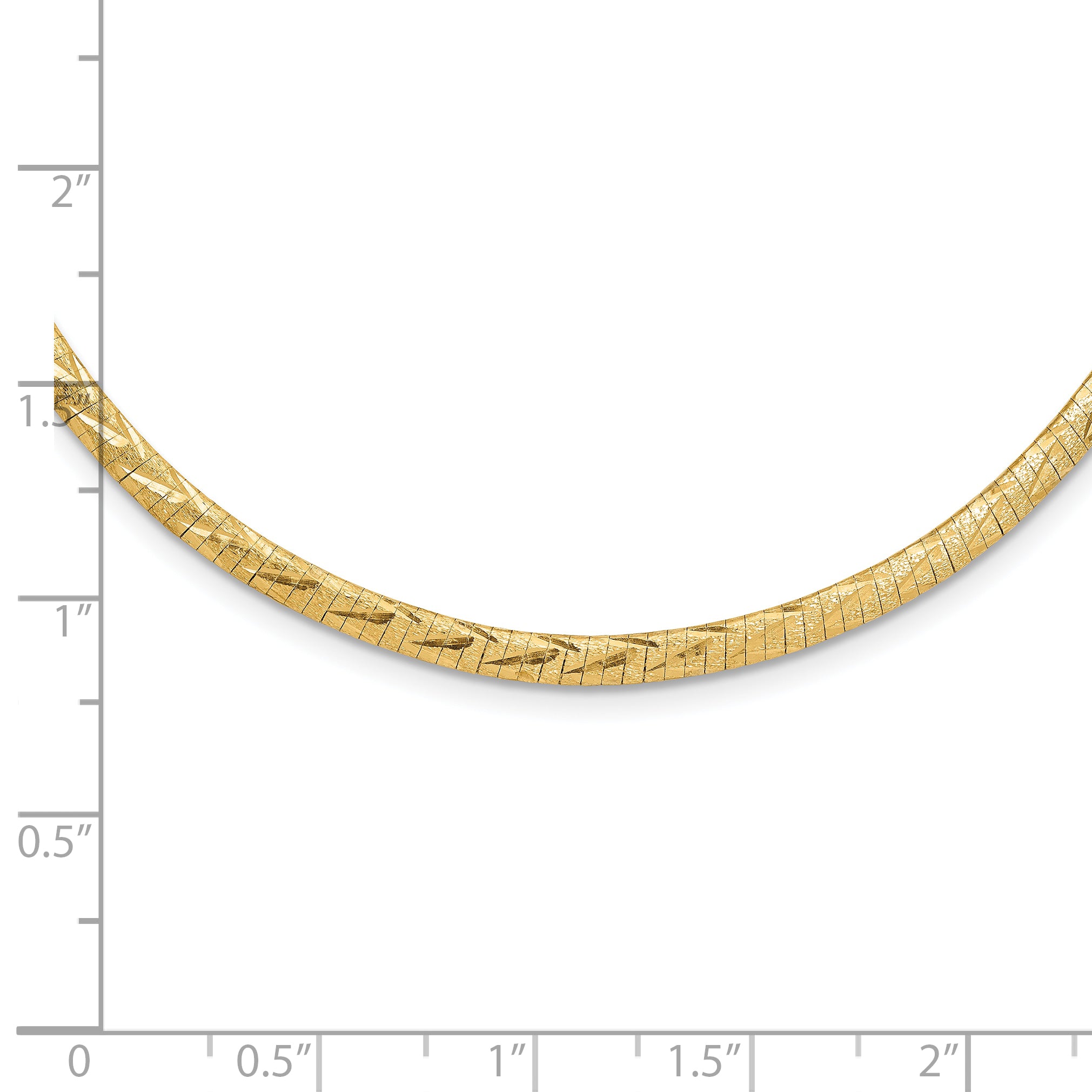 14k Two-tone Reversible Adjustable Omega
