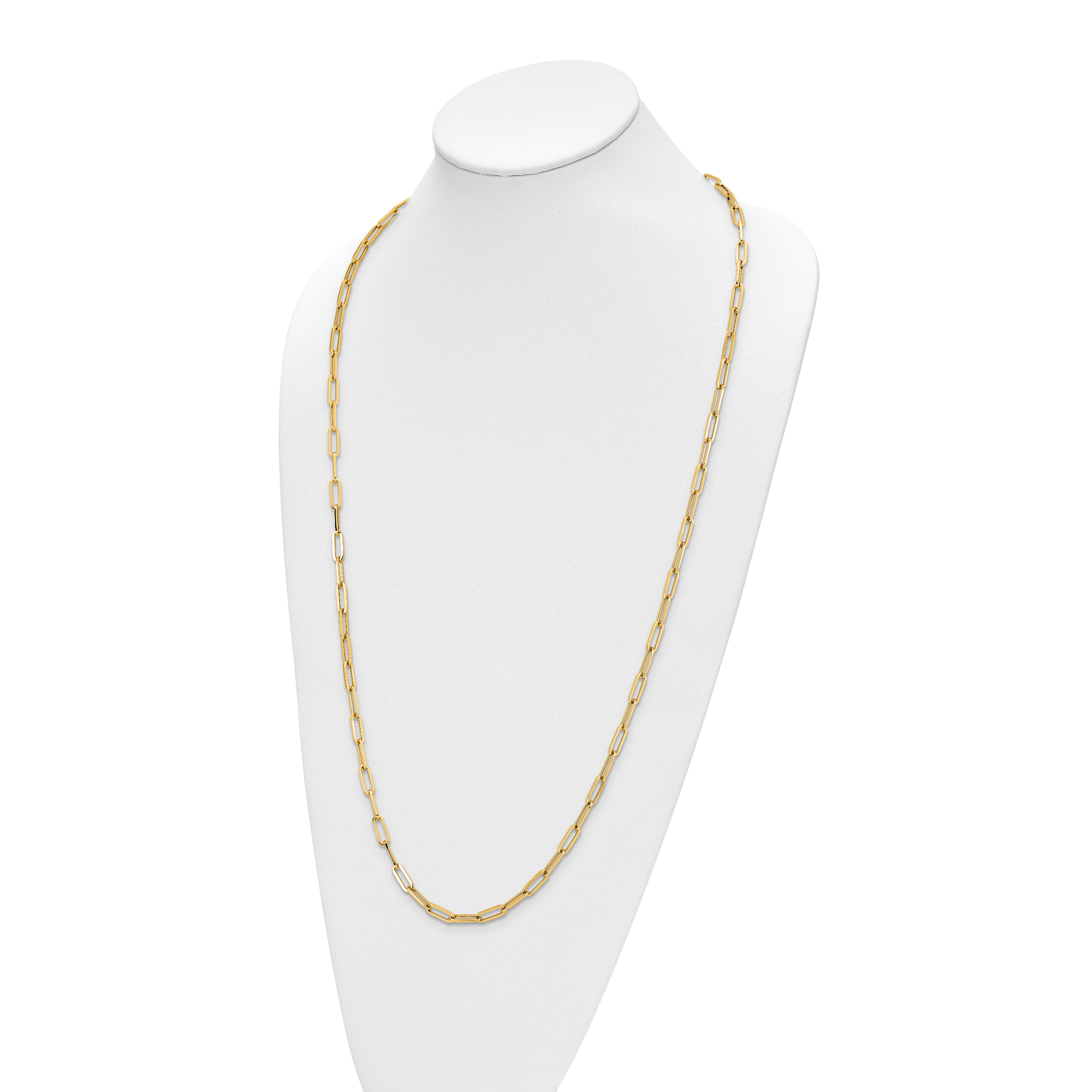 Fancy Link Necklace in 14K Yellow Gold Secondary image