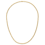 14K Polished Fancy Link Necklace
