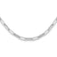14K White Gold Polished Fancy Link Necklace