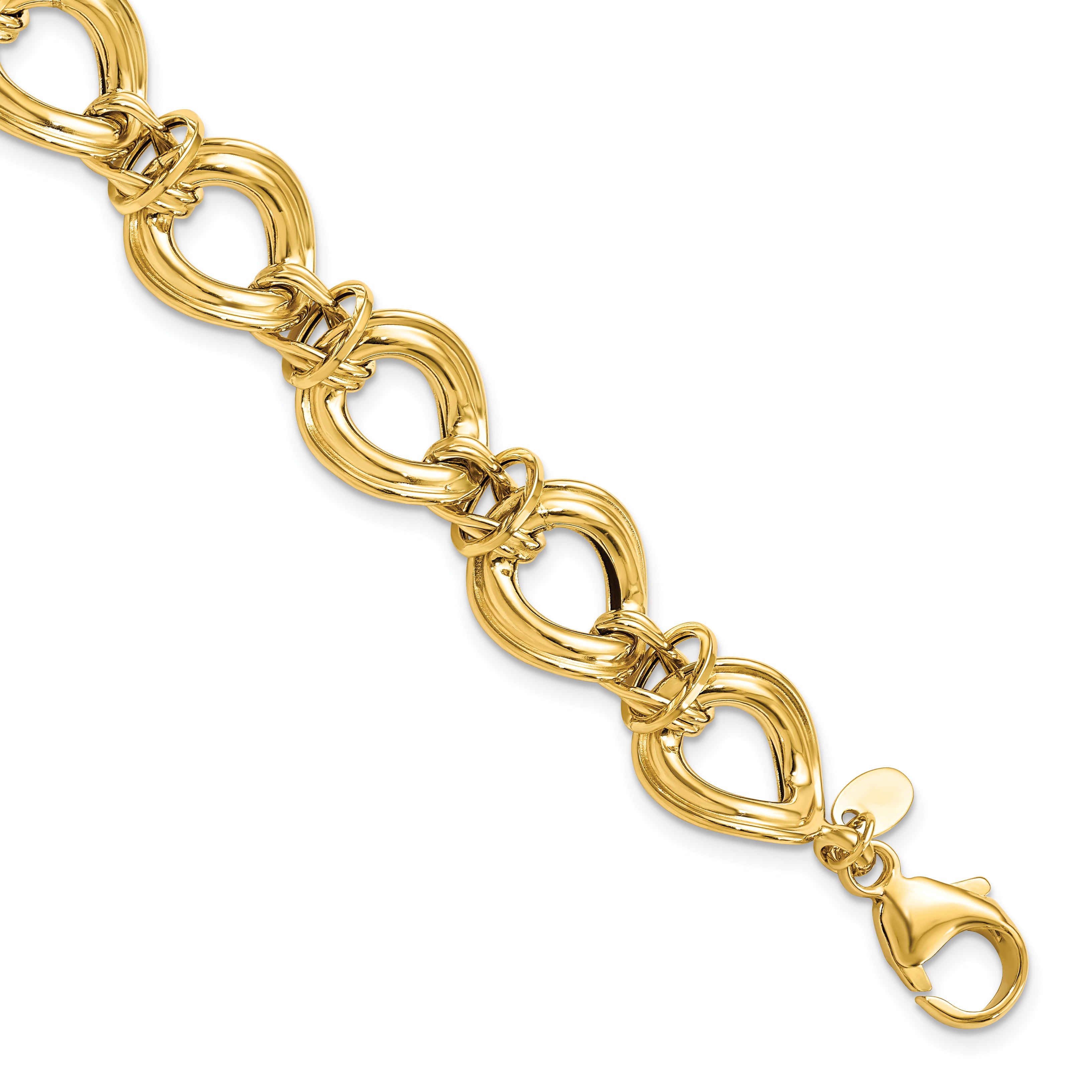14k Polished Fancy Link Bracelet Main image