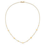 14k Polished Disc Necklace