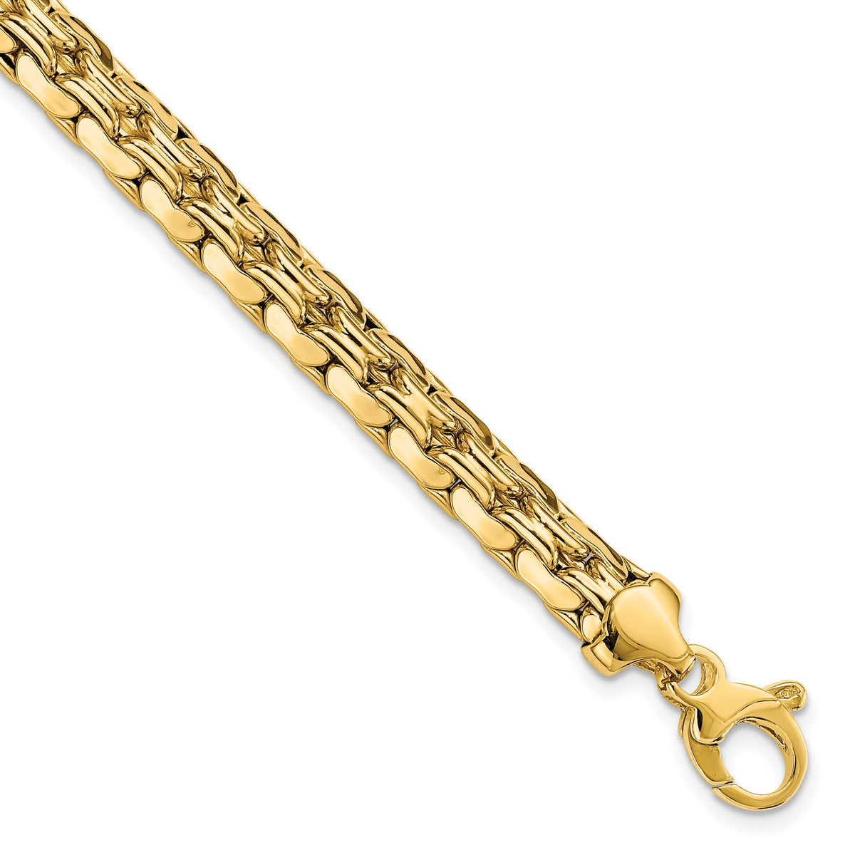 Chain Bracelet in 14K Yellow Gold, 6.6mm, 7.5 Inch - Sophia Jewelers Main image
