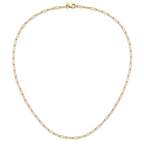 14K Polished Fancy Link Necklace