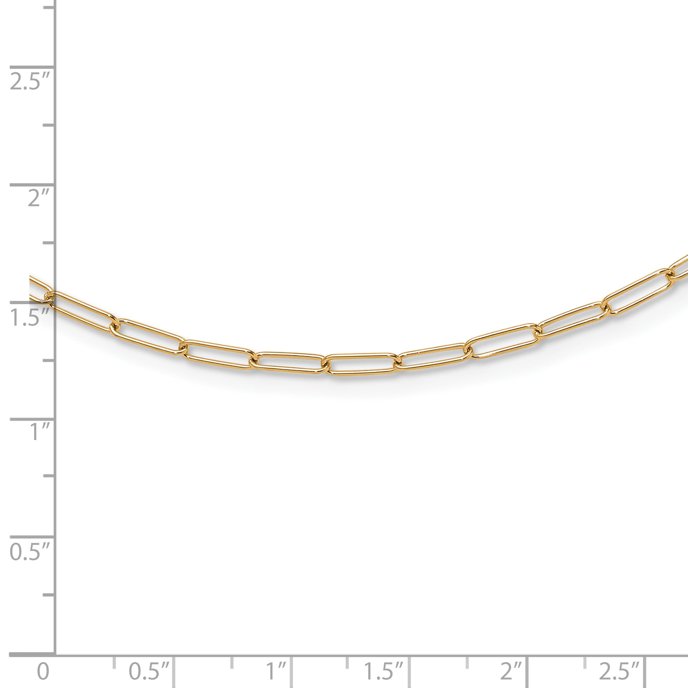 14K Polished Fancy Link Necklace
