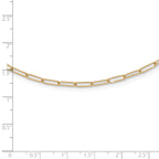 14K Polished Fancy Link Necklace