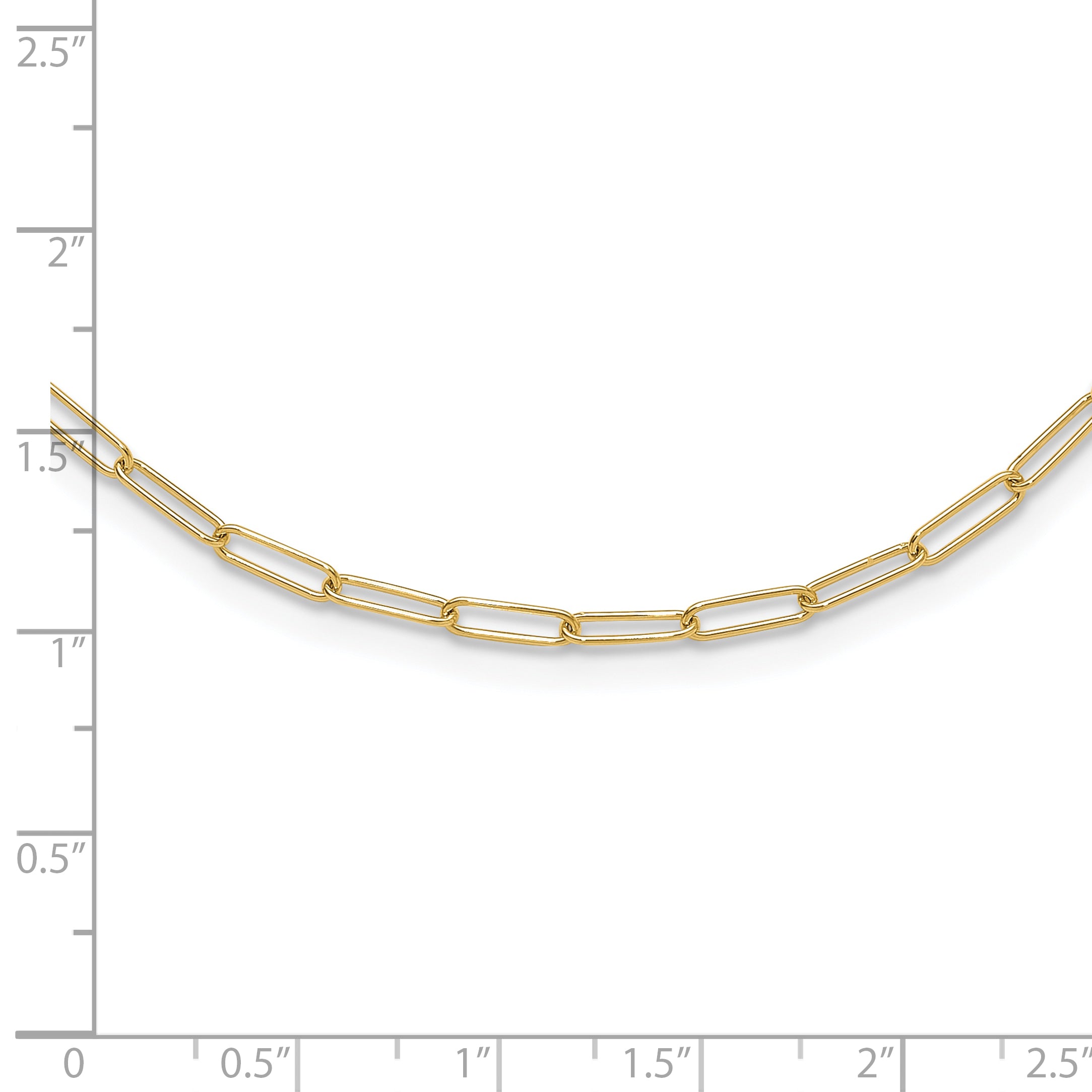 14K Polished Fancy Link Necklace