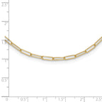 14K Polished Fancy Link Necklace