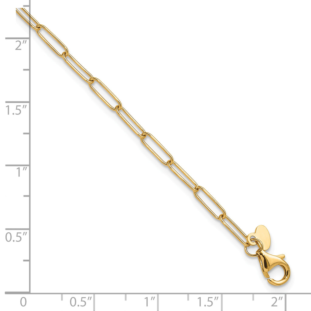 14K Polished Fancy Link Bracelet