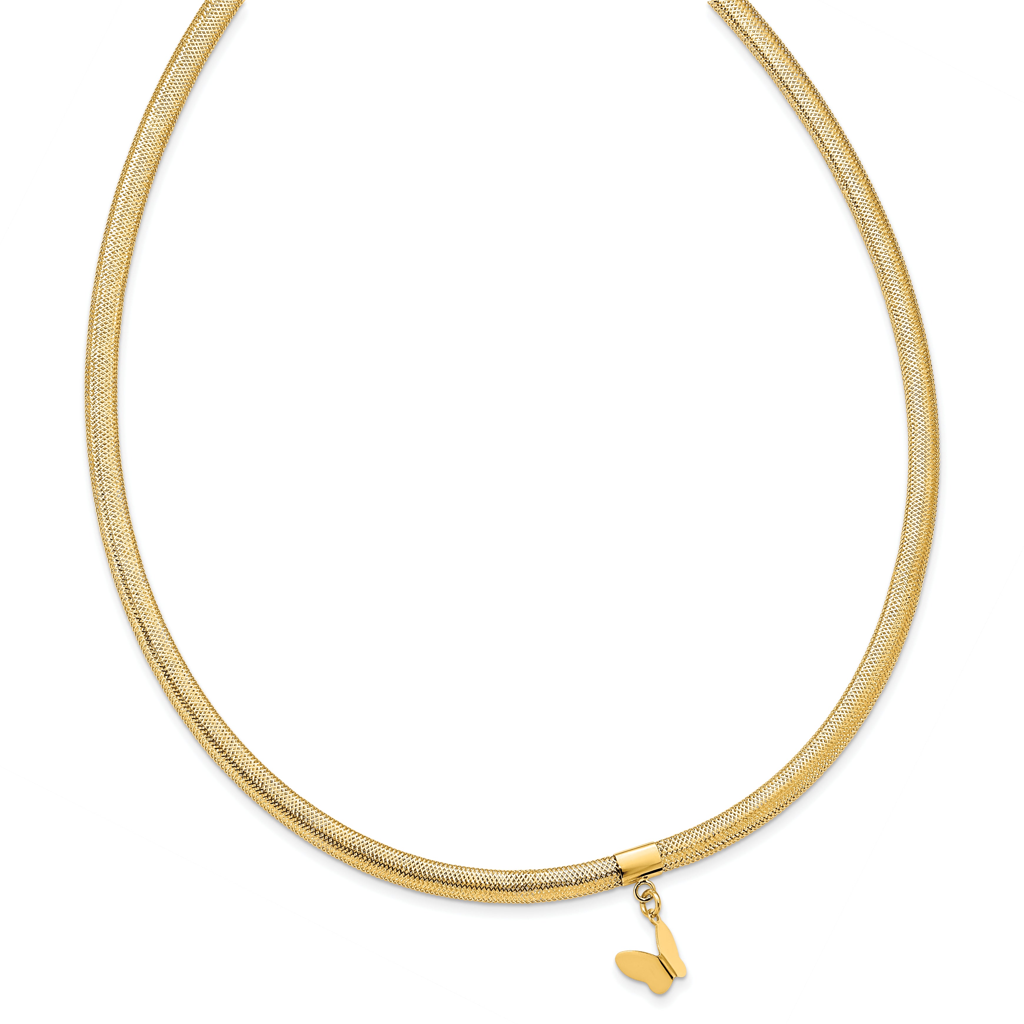 14k Butterfly Necklace
