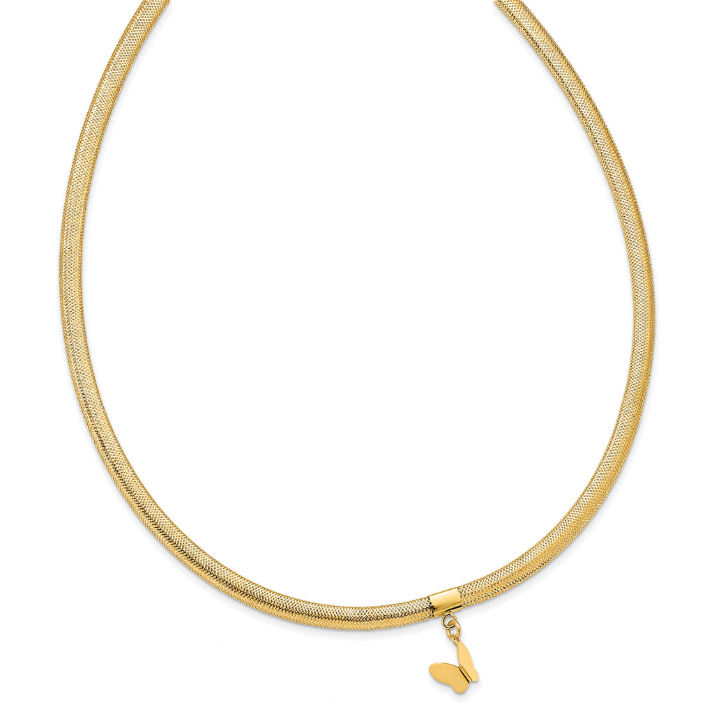 14k Butterfly Necklace
