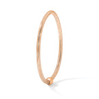 14k with Rose Gold Plating Stretch Bangle