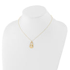 14K Polished with 2in. ext. Necklace