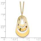 14K Polished with 2in. ext. Necklace