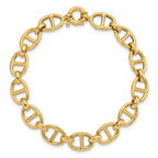 14K Polished Fancy Link Bracelet