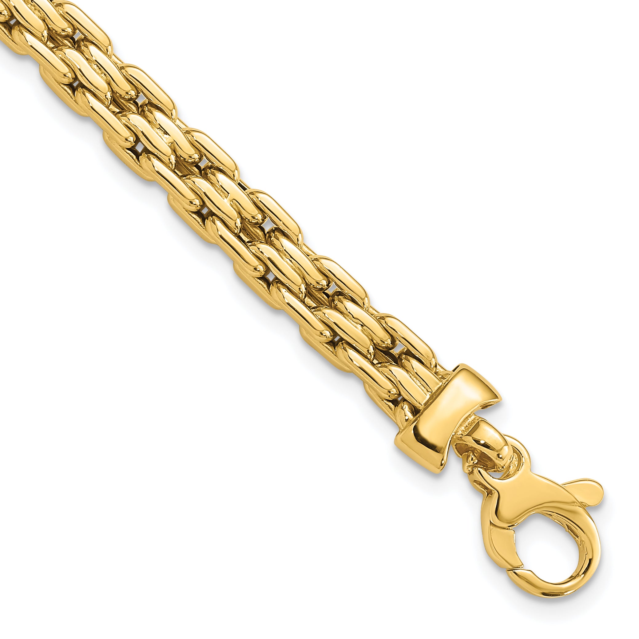 14K Polished Fancy Link Bracelet Secondary image