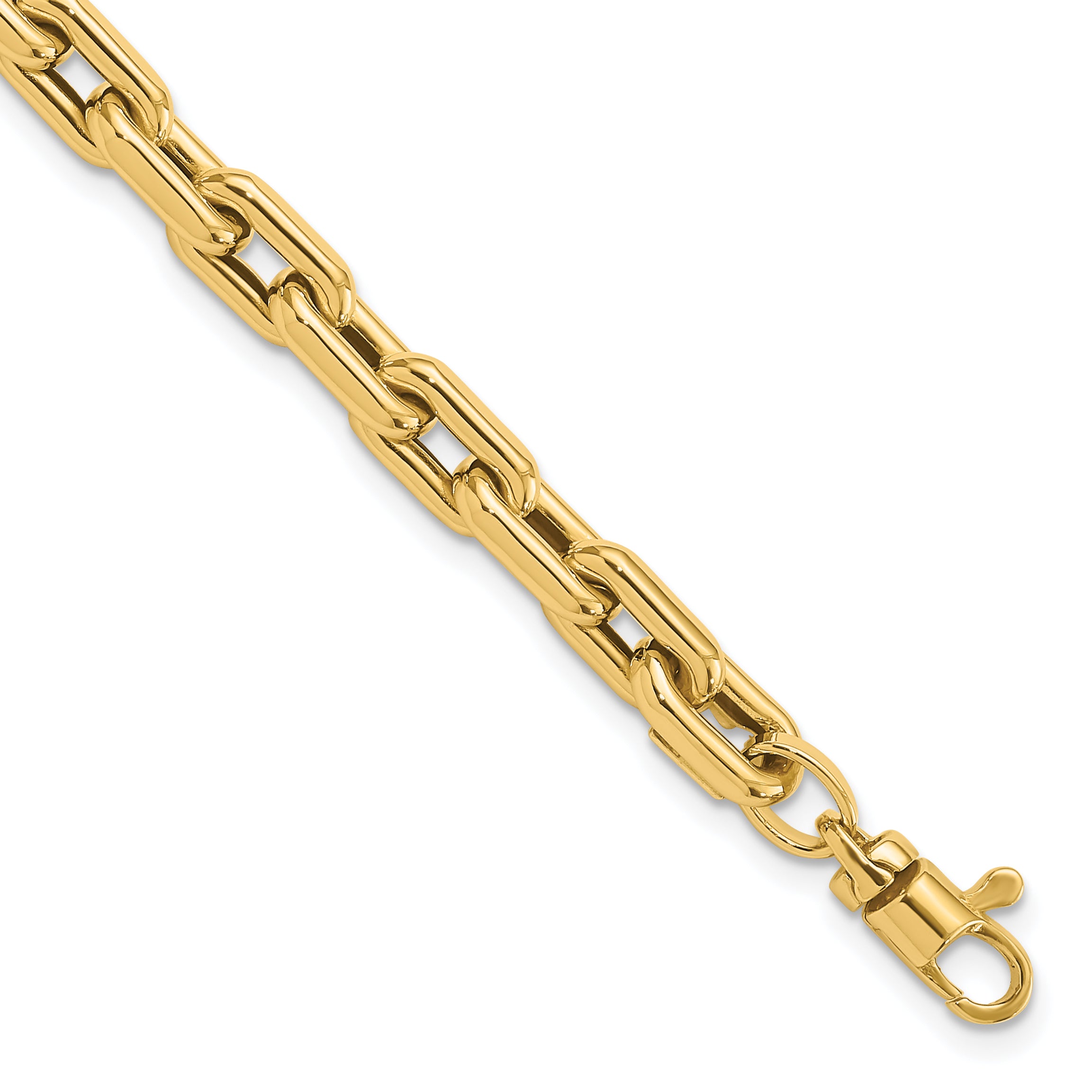 14K Polished Fancy Link Bracelet Main image