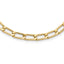 14K Polished Hollow Fancy Link Necklace