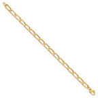 14K Polished Fancy Link Bracelet