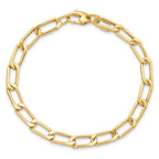 14K Polished Fancy Link Bracelet
