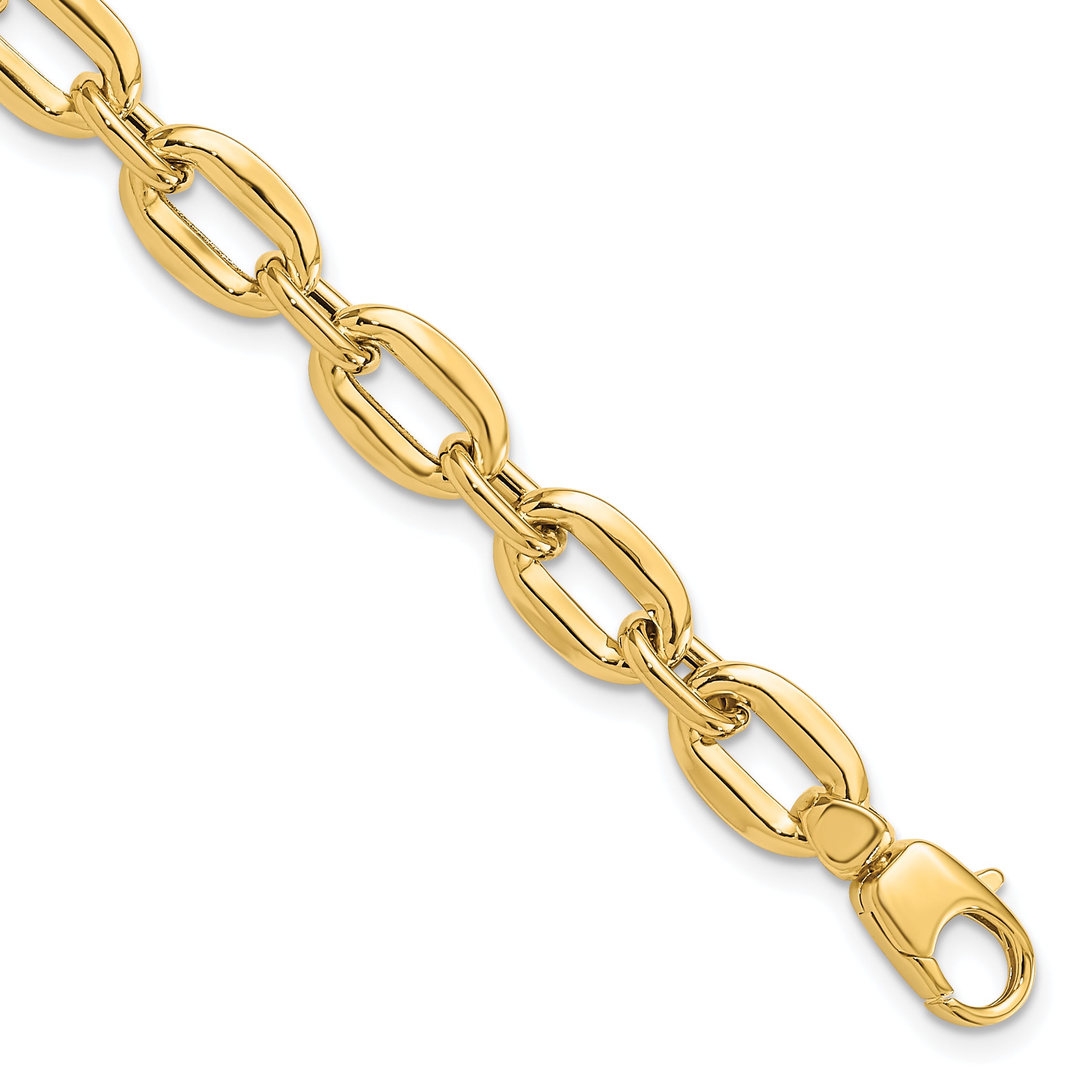 14K Polished Fancy Link Bracelet Main image