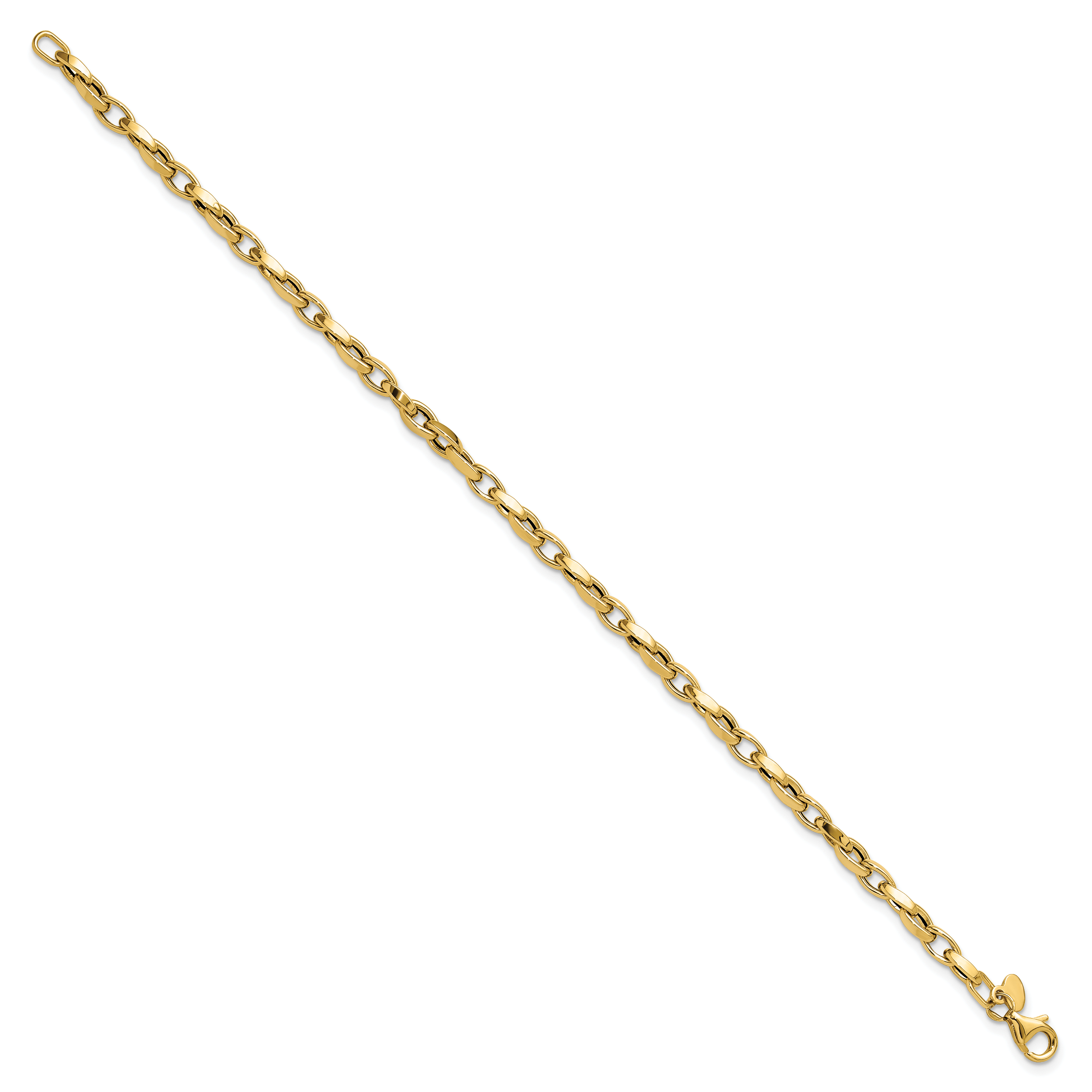 14K Polished Fancy Link Bracelet Secondary image