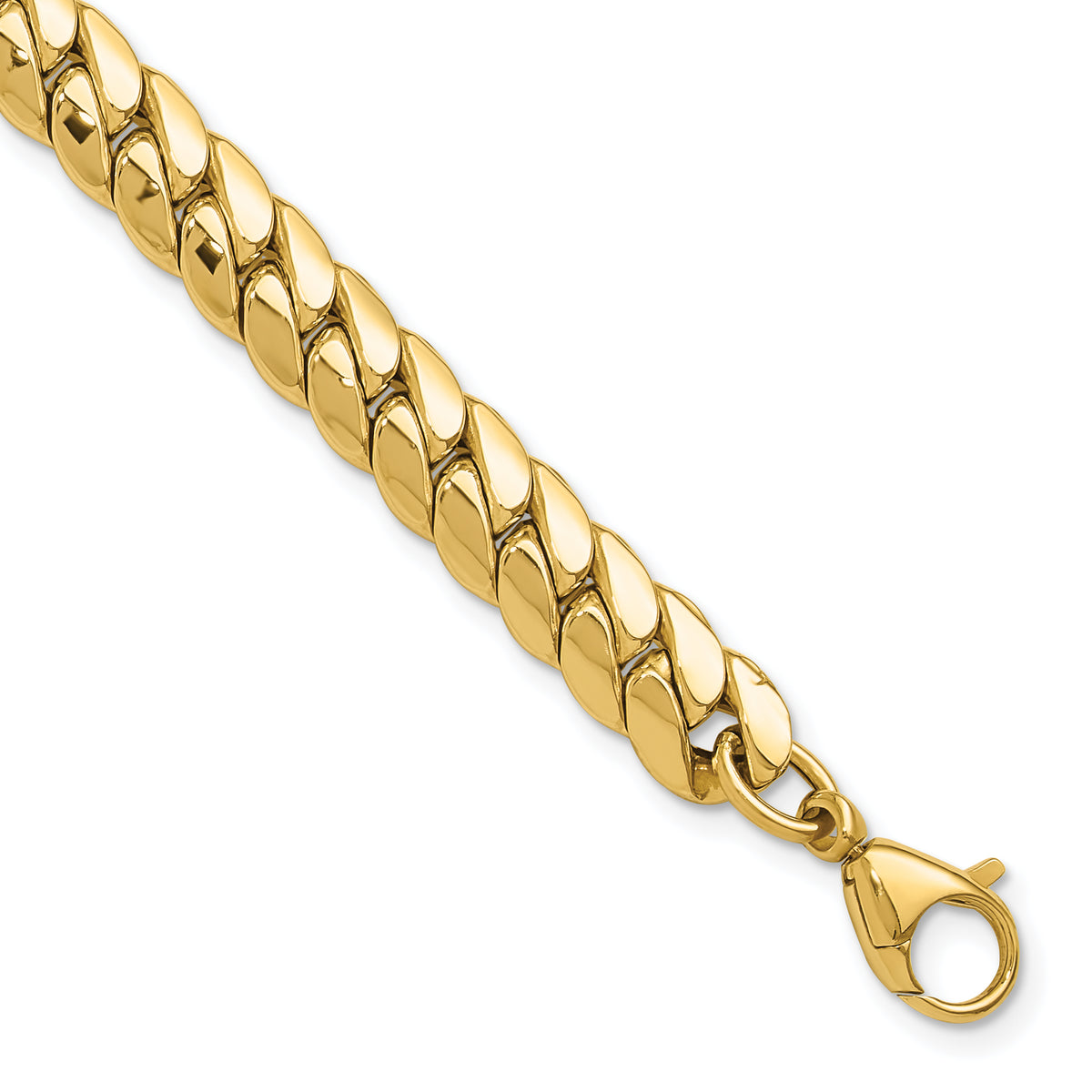 14K Polished Fancy Link Bracelet